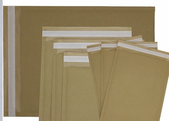 Offset Printing CMYK 2.5X 19&quot; Kraft Bubble Wrap Envelopes