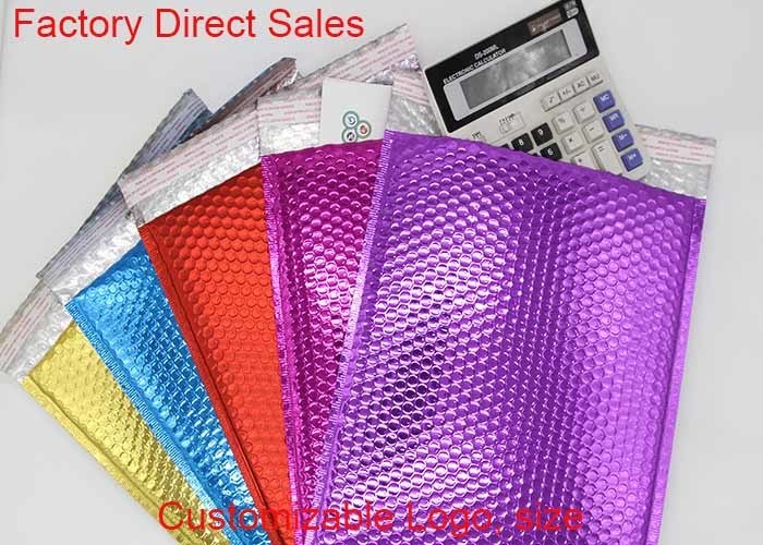 Recyclable Bubble Packaging Shipping Bag 2 Sealing Sides Shiny / Matte
