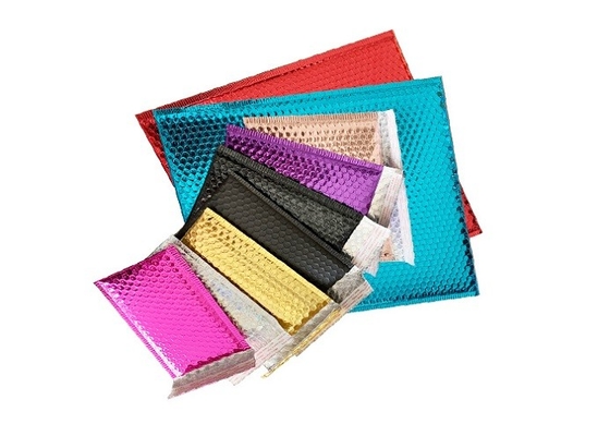 Custom Color Small Bubble Wrap Envelopes Metalized Foil Tear Proof For Shipping