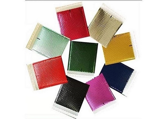 Personalized Metallic Bubble Mailers Cushion Mailer Envelopes For Shipping