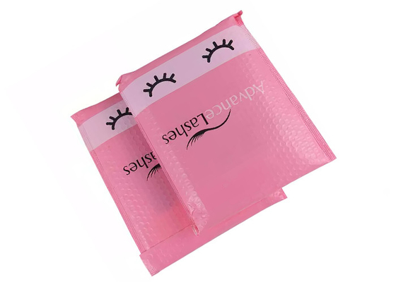 Lightweight Pink Poly Bubble Mailers For Mailing Jewelry / Makeup / Small Items