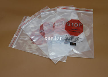 Flat Top Open PE Plastic Bags Offset Printing With 2 Or 3 Sealing Sides