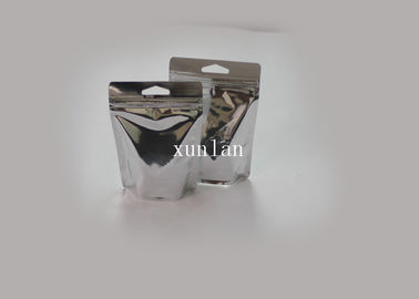 Silver Sealed Medium Padded Envelopes , Printing Logo Foil Packaging Bags