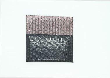 Electric Insulation Black Poly Bubble Mailers Outer Layer With 2 Sealing Sides
