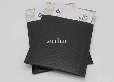 Matte Black Metallic Shipping Bubble Mailers 6x9 Inch Waterproof For Mailing