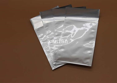Strong Air Barrier Foil Seal Bags Crispy White With 2 Sealing Sides