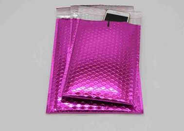 Shiny Foil Bubble Wrap Envelopes 8 * 6 Metallic For Shipping High Value Items