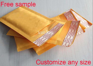 Kraft Bubble Wrap Mailing Envelopes , Padded Mailing Envelopes With Air Bubble Cushioned