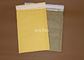 Brown / Yellow Kraft Paper Bubble Mailers Cushioned For Mailing IC Card
