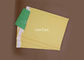 Yellow Matte Shipping Bubble Mailers Plastic Waterproof For Garment