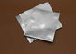 Flat Zipper / Handle Aluminum Foil Bags , Waterproof Silver Foil Bags