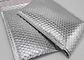 Waterproof Silver Bubble Wrap Envelopes , 6x10 Metallic Foil Bubble Bags Anti Rub