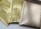 Rose Gold Metallic Bubble Wrap Mailing Envelopes 6x10 Light Weight For Shipping