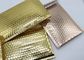 Rose Gold Metallic Bubble Wrap Mailing Envelopes 6x10 Light Weight For Shipping