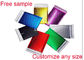 2 Sealing Sides Printed Bubble Mailers Waterproof 6x9 Multi Color Gloss For Shipping