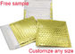 Self Adhesive Tape Padded Shipping Metallic Bubble Mailing Envelopes Custome Logo