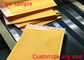 Padded Courier Kraft Paper Bubble Mailers 2 Sealing Sides Logo Printing Envelopes