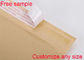 Recyclable Kraft Paper Bubble Mailers Shipping Envelopes Yellow Sealed Bubble Wrap Pouches