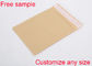 Recyclable Kraft Paper Bubble Mailers Shipping Envelopes Yellow Sealed Bubble Wrap Pouches