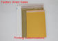 Customize Yellow Printing Kraft Paper Bubble Mailers Cushioned Postage 10*12 Inch