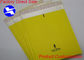 Yellow Polyethylene Shipping Bags , 9.5"X14" Inches Custom Bubble Mailers