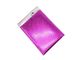 ISO14001 Pantone Pink Metallic Bubble Mailers For Protective Shipping