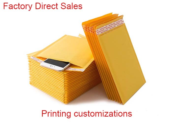Printing Logo Kraft Bubble Wrap Shipping Envelopes High Security For ...