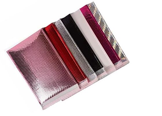 Metallic Colored Bubble Wrap Envelopes Customized Color And Size For ...